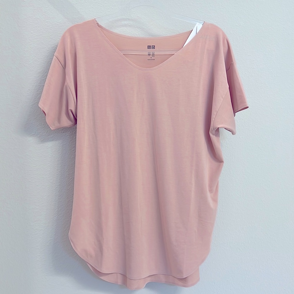 Uni-Qlo Blush Blouse